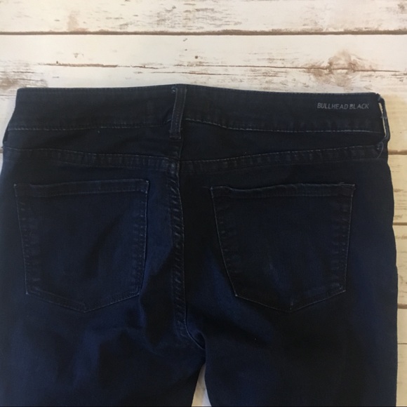 Bullhead Black Denim Leggings Jeans Size 7(Jr) - Picture 6 of 8